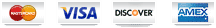 Visa, MasterCard, Discover, AMEX