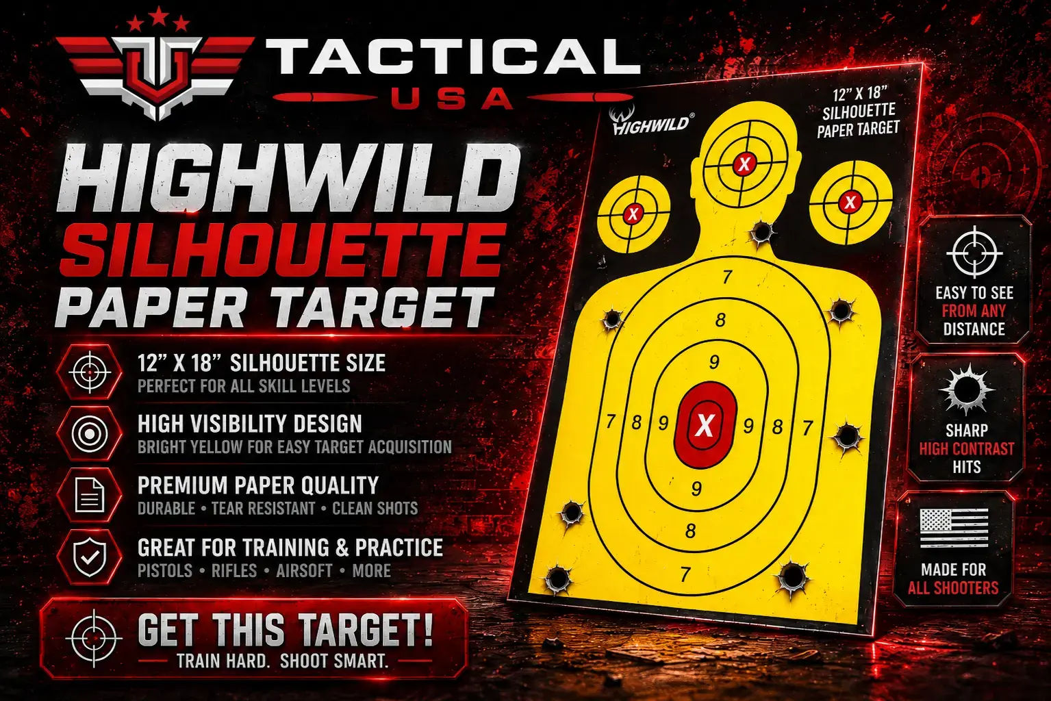 HighWild Silhouette Paper Target
