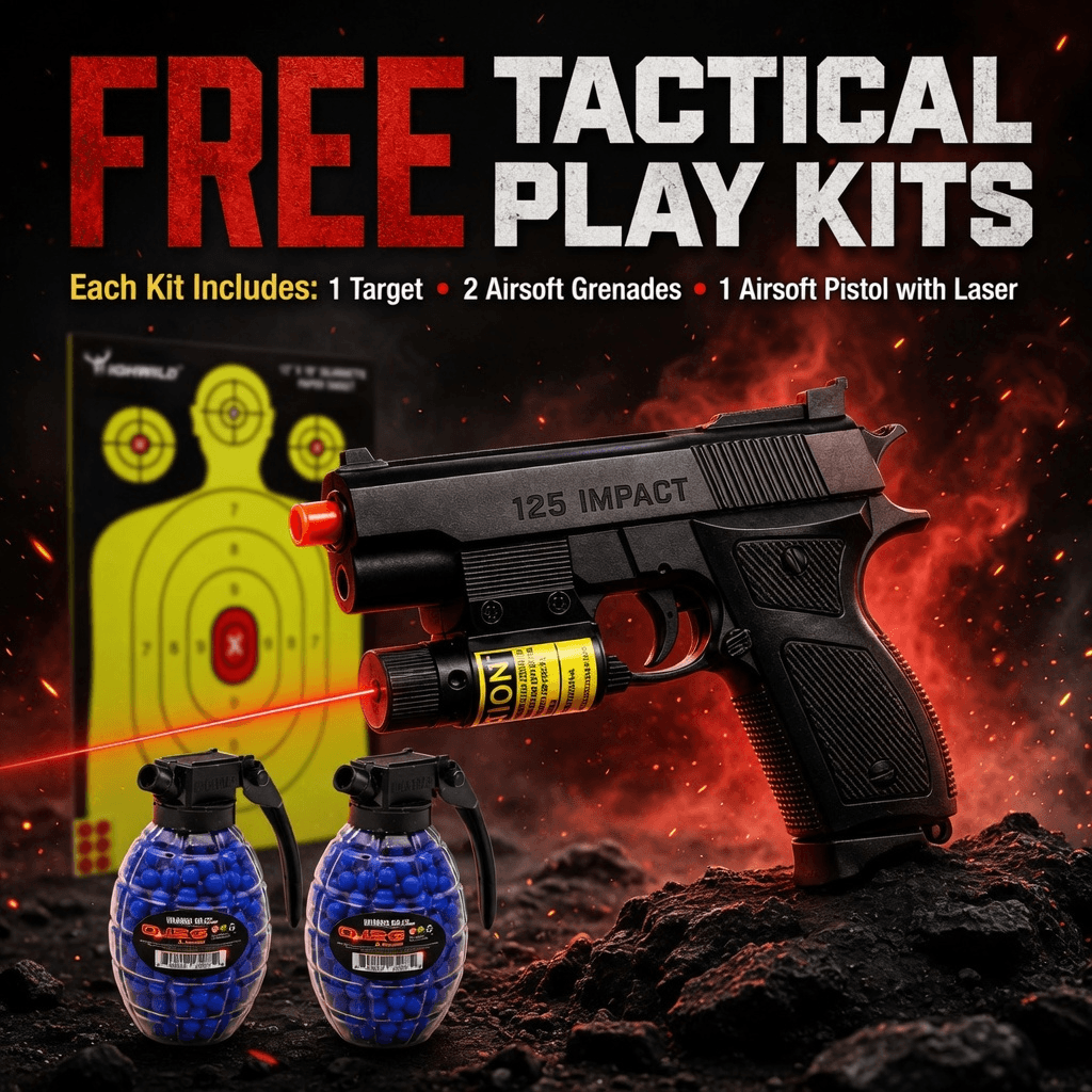 Tactical Toy Kit - Stun Gun and Karambit Knife